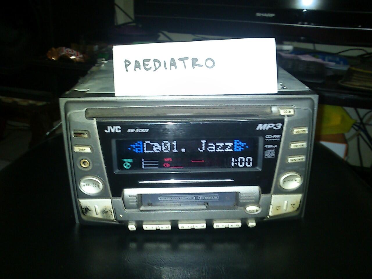 Double Din JVC KW-XC828 + cd changer 12 disc jvc