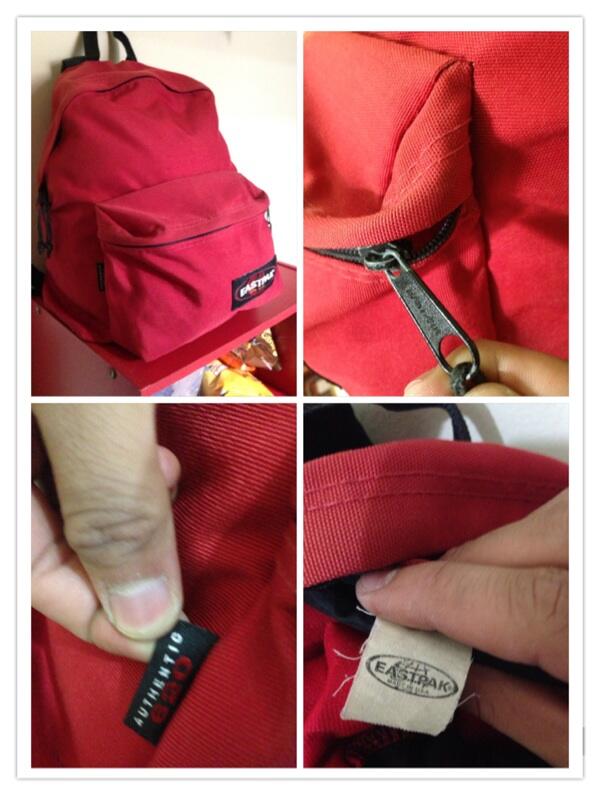 WTS Eastpak authen 620 ORI usa(merah)
