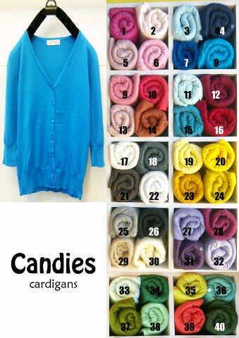 Koleksi CARDIGAN CANDIES (Cardigan Rajut) Kulaitas Import