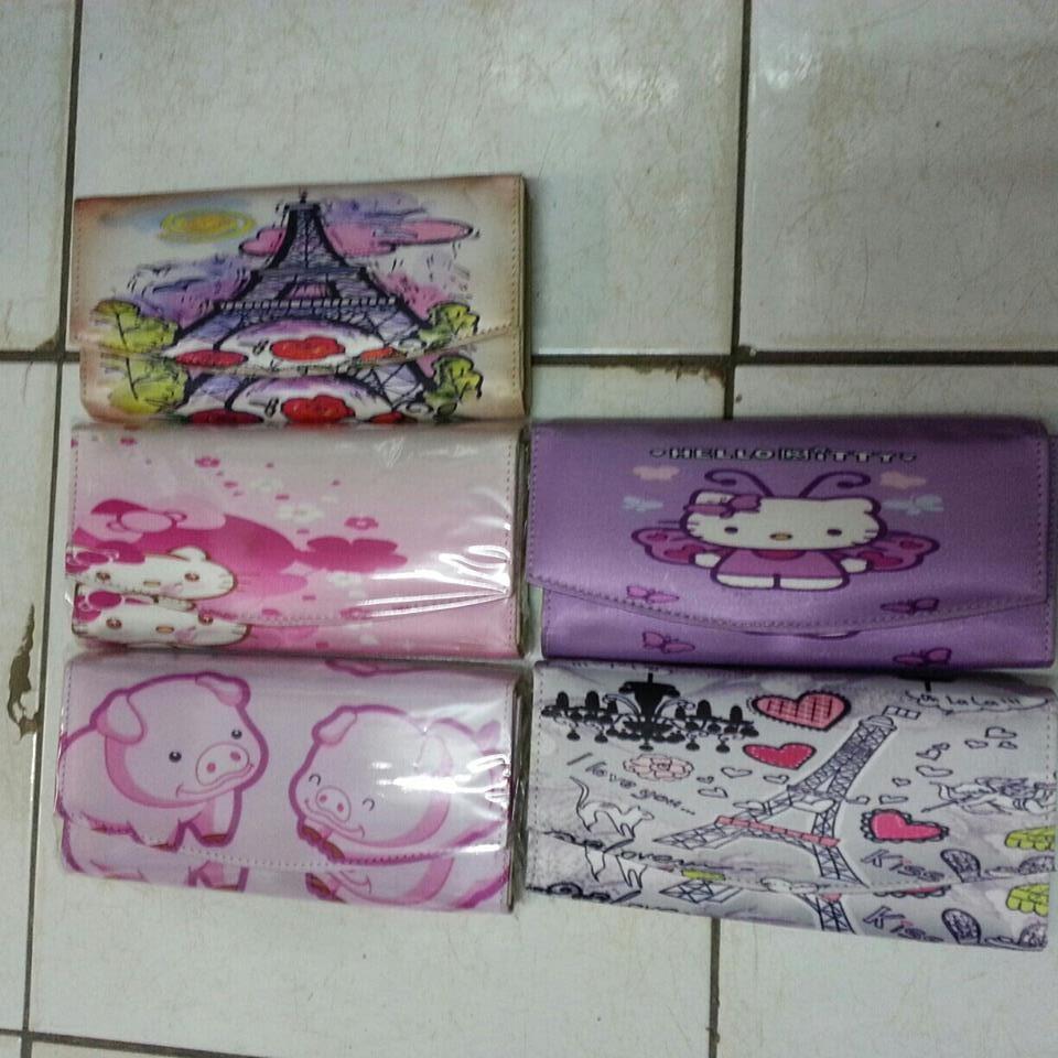 DIJUAL DOMPET PRINTING MURAH CEWE DAN COWO BISA COSTUM JUGA
