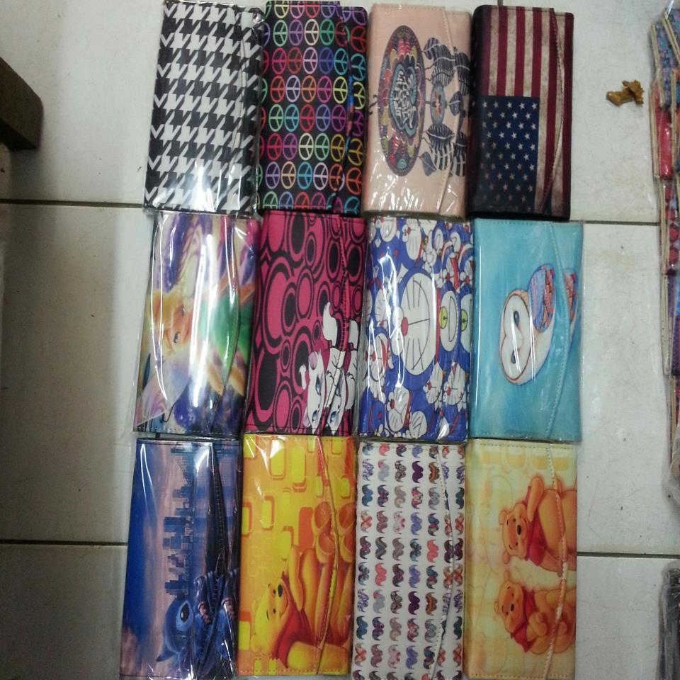 DIJUAL DOMPET PRINTING MURAH CEWE DAN COWO BISA COSTUM JUGA