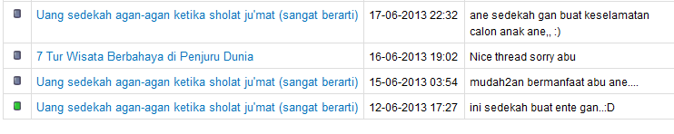 Uang sedekah agan-agan ketika sholat ju'mat (sangat berarti)