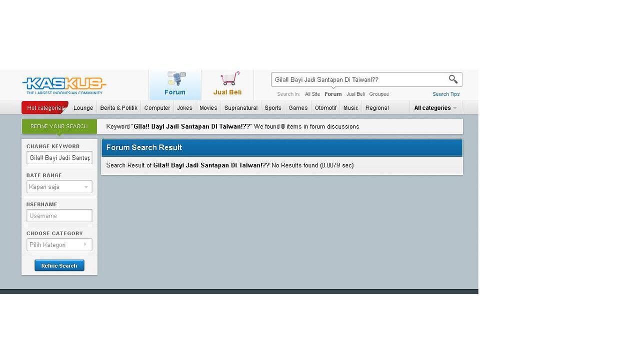 Gila!! Bayi Jadi Santapan Di Taiwan!??