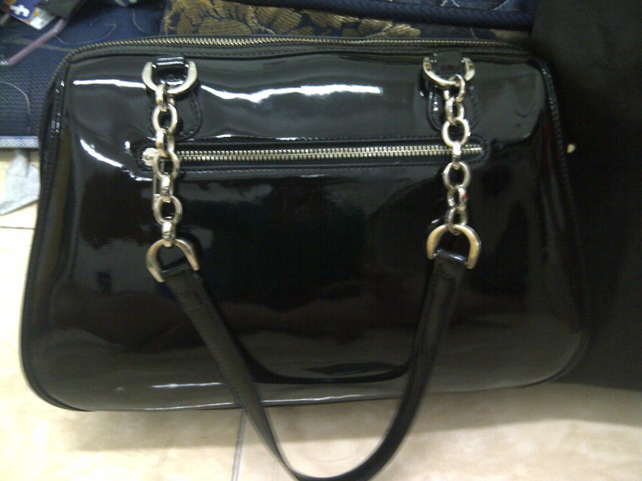 J > TAS PIERRE CARDIN BLACK WOMEN ORIGINAL LIKE NEW 99% !!