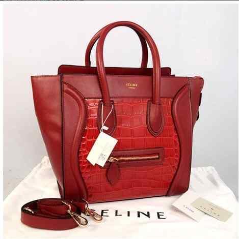 Tas Branded Celine Croco Semi Premium
