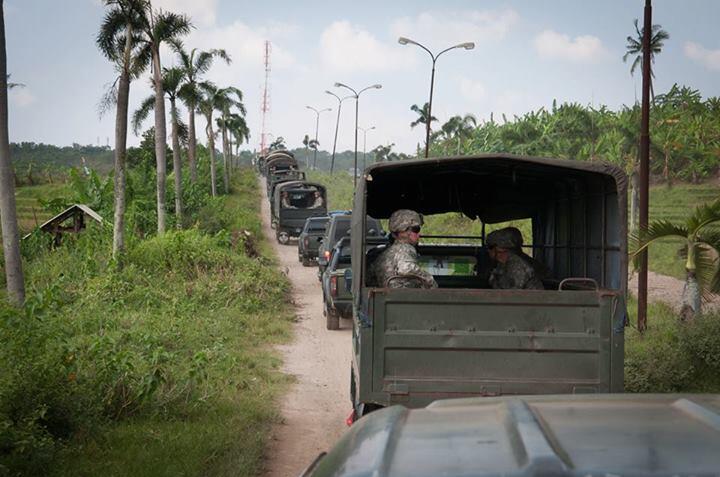 latihan gabungan TNI dan Tentara amrik (cabang hawai)