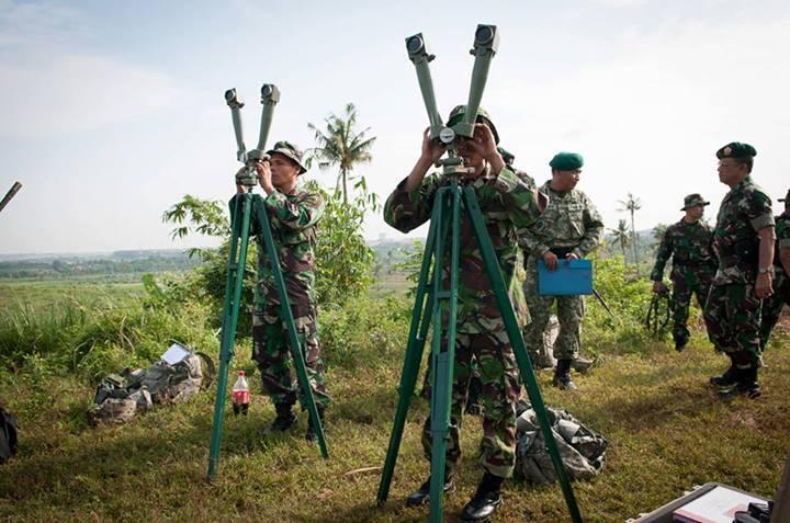 latihan gabungan TNI dan Tentara amrik (cabang hawai)