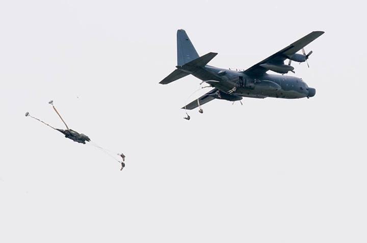 latihan gabungan TNI dan Tentara amrik (cabang hawai)