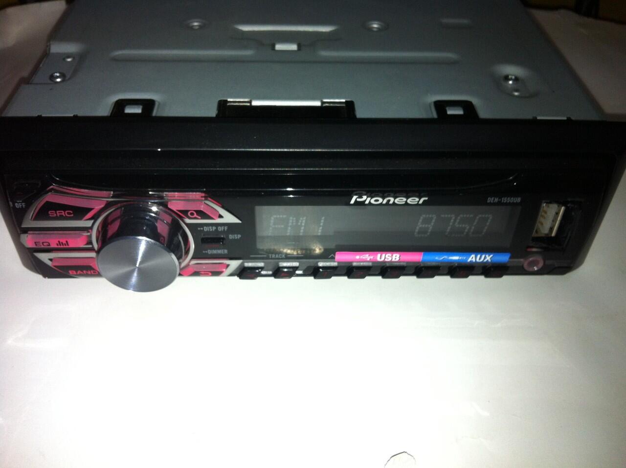 single din pioneer usb auxin