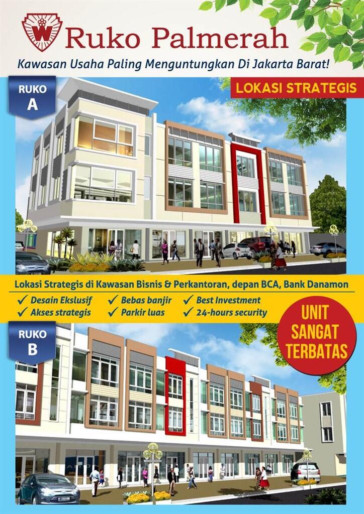Dijual Cepat Ruko Baru Strategis di Palmerah ID 1816