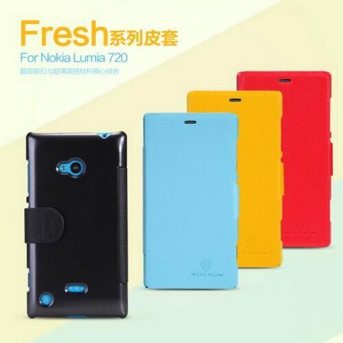 @Top Case@ Nillkin Leather Case Nokia Lumia 720