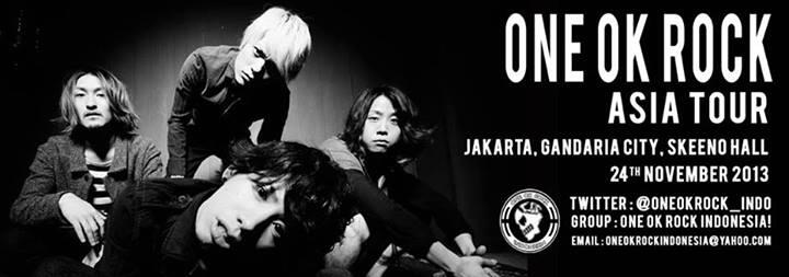 &#91;B&#93;Band One Ok Rock Terkena Asal Jepang Akan Datang Ke Indonesia&#91;/B&#93;