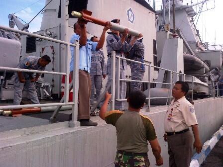 KRI Malahayati-362 Akan Melaksanakan Penembakan Chaff Di Laut Jawa