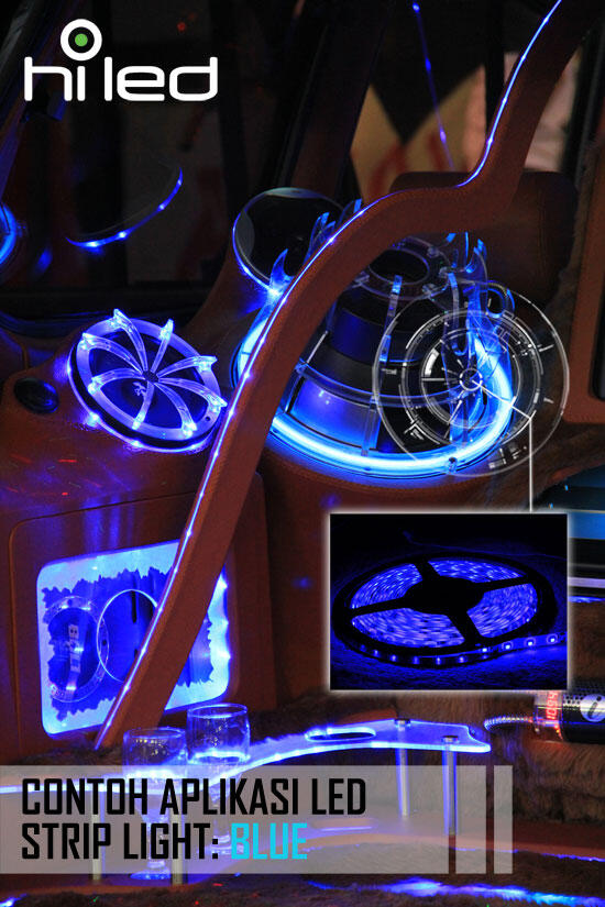JUAL STRIP LIGHT LED MERK HILED UNTUK VARIASI AUDIO MOBIL