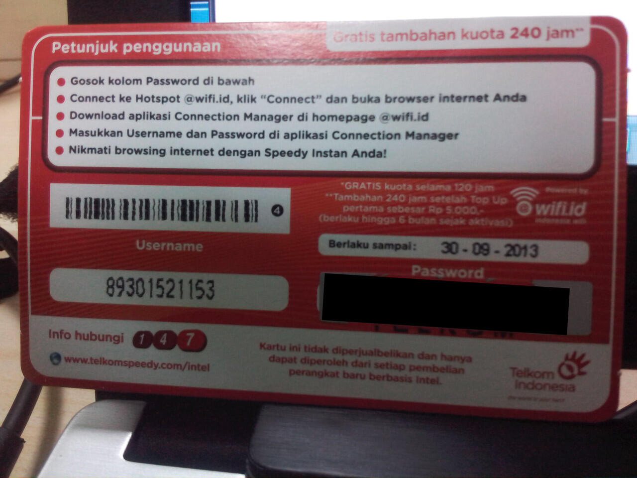 &#91;SHARE&#93; PASSWORD internet GRATIS @Wifi.ID siapa cepat dia dapat gan!