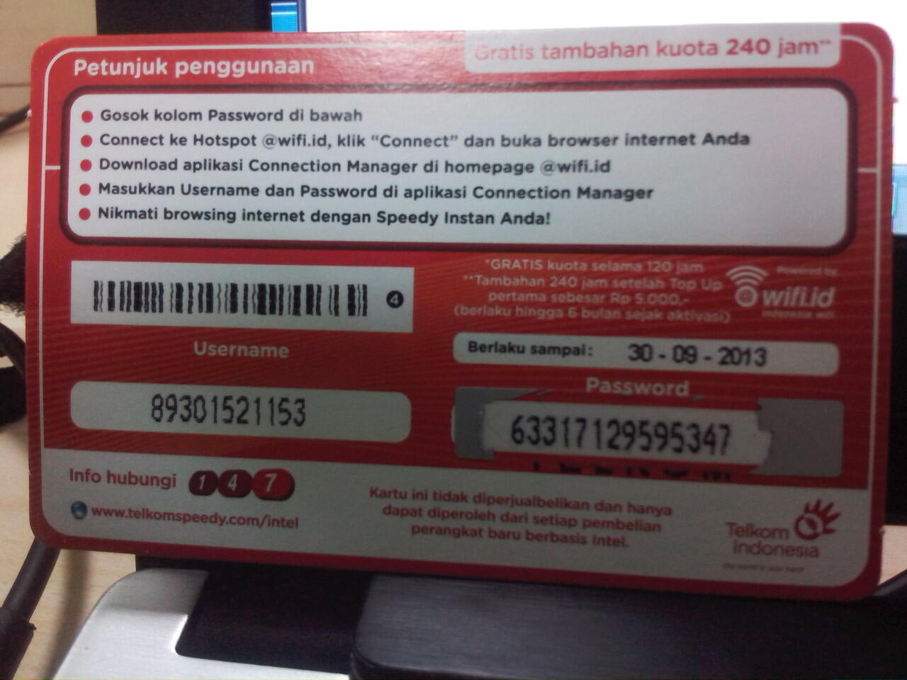 &#91;SHARE&#93; PASSWORD internet GRATIS @Wifi.ID siapa cepat dia dapat gan!