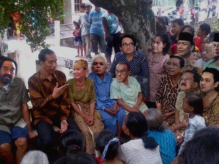 Foto Ketika Jokowi Memberi Kultum Kepada Petinggi Negeri