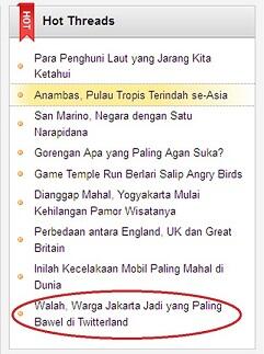 Warga Jakarta Paling Bawel di Twitterland Sedunia