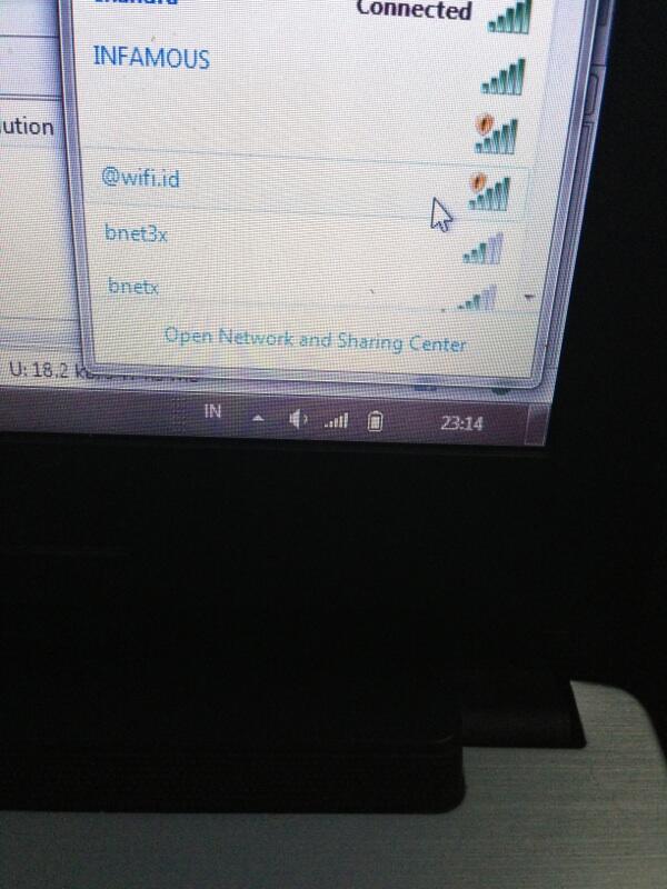 Sinyal @wifi.id ada tapi tdk bs di konek ?