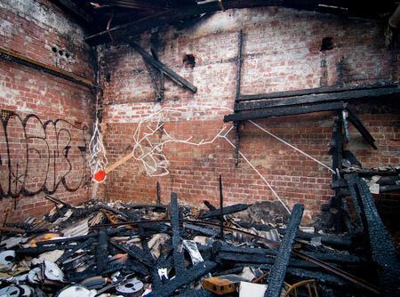 Graffiti unik menggunakan isolasi