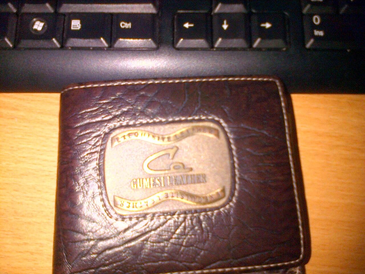 Dompet kulit "GUMESI LEATHER" 2nd murah aja