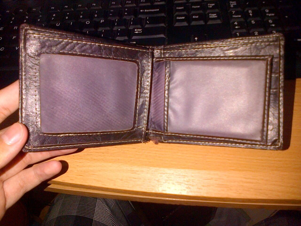Dompet kulit "GUMESI LEATHER" 2nd murah aja