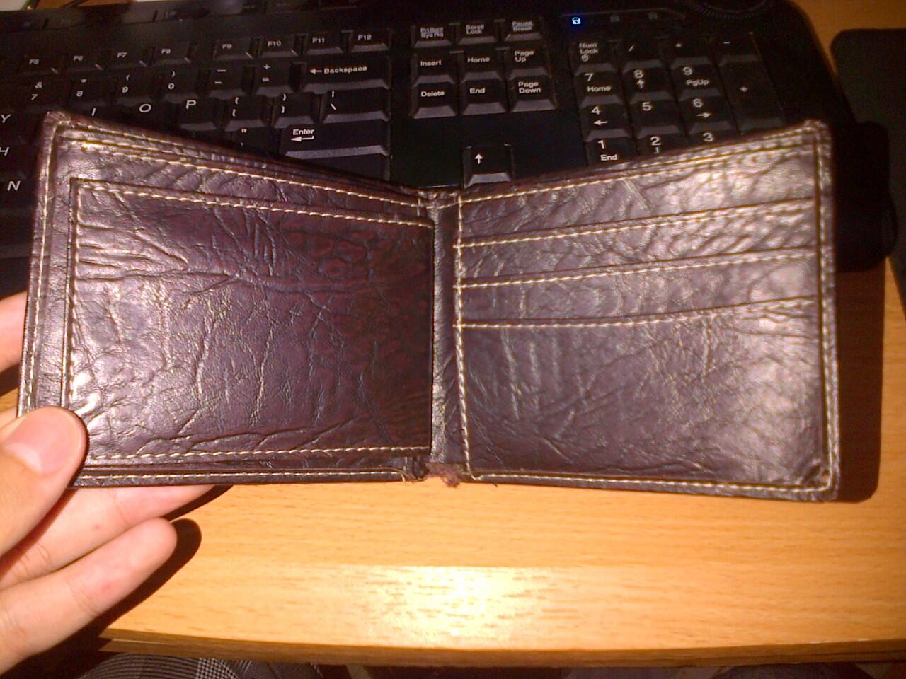 Dompet kulit "GUMESI LEATHER" 2nd murah aja