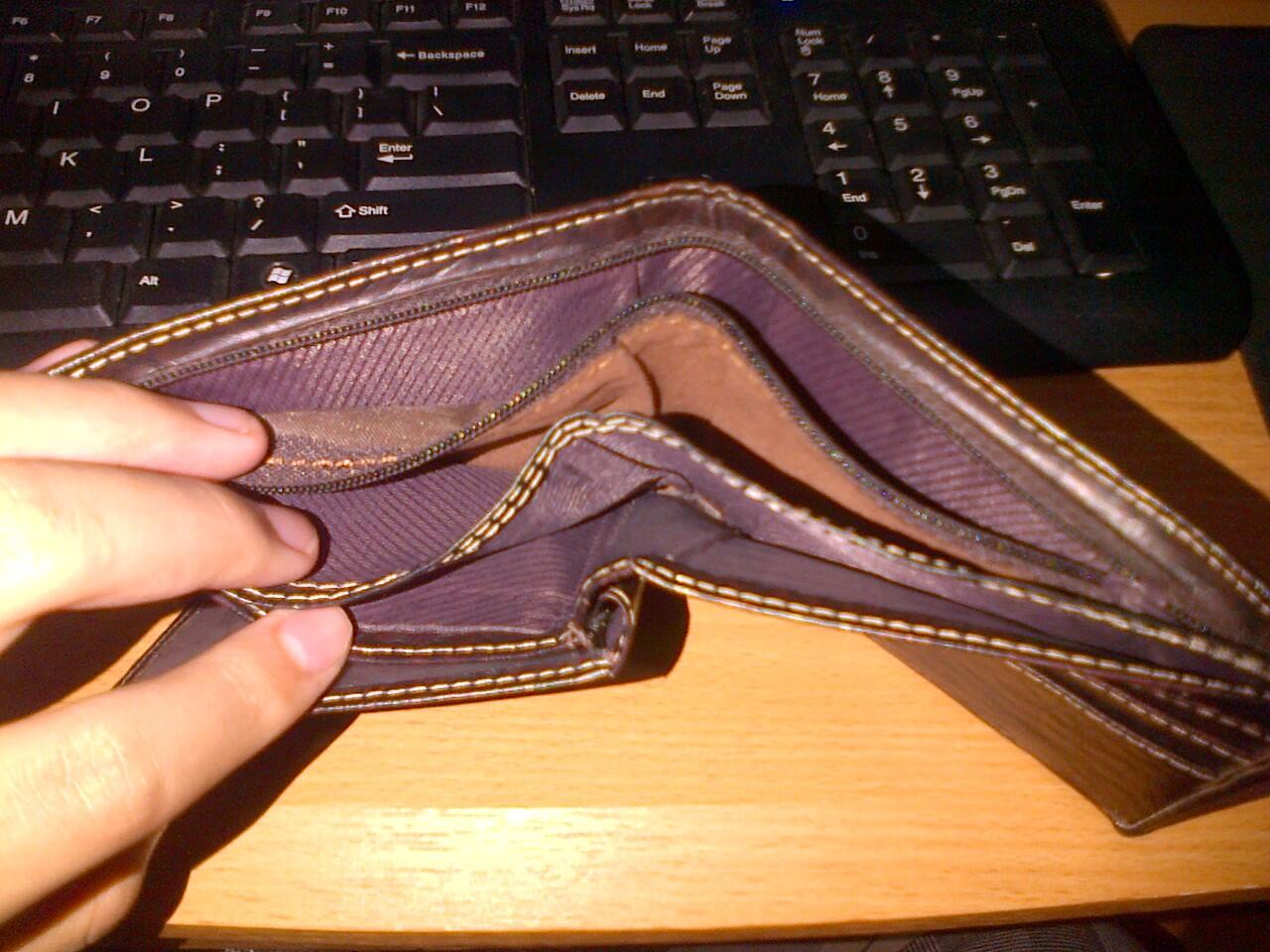 Dompet kulit "GUMESI LEATHER" 2nd murah aja