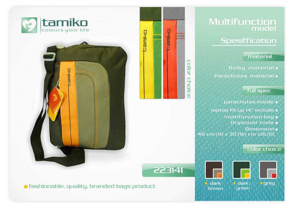 TAMIKO Teen's Bag - BACKPACK, MULTI, POUCH