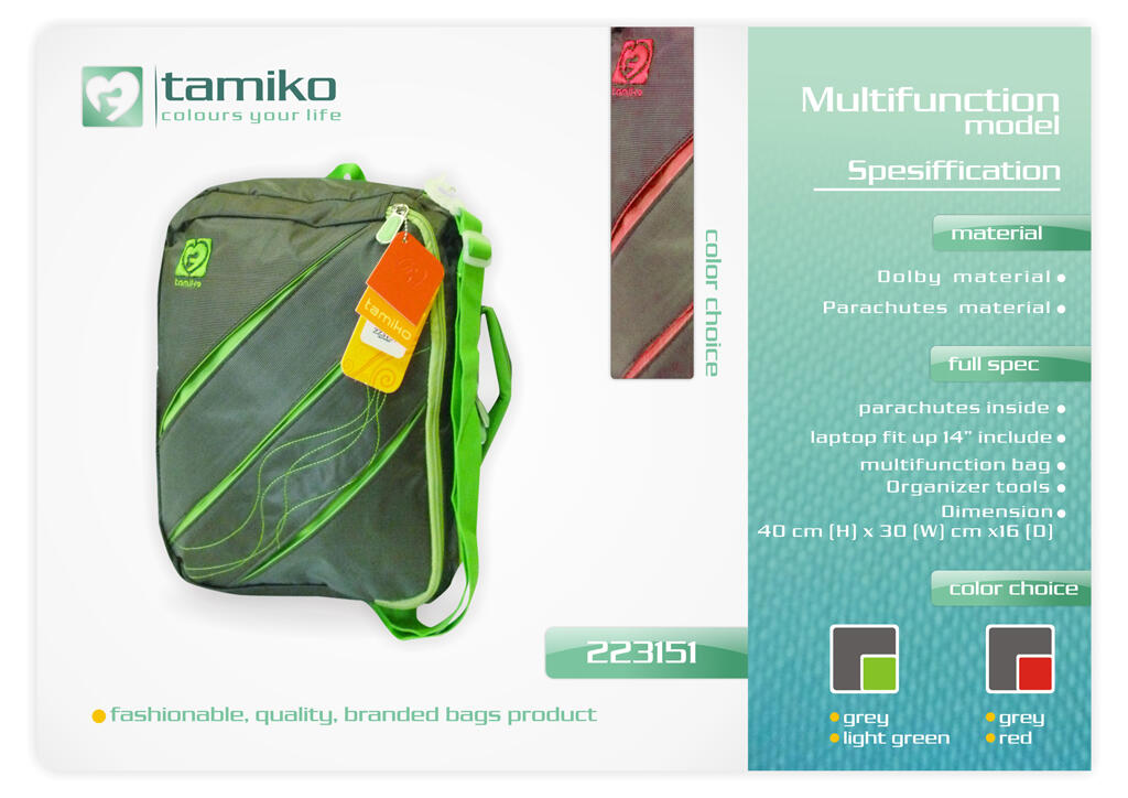 TAMIKO Teen's Bag - BACKPACK, MULTI, POUCH