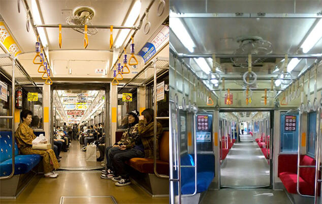 &#91;share pict&#93; Interior Commuter Line Indonesia vs Luar Negeri