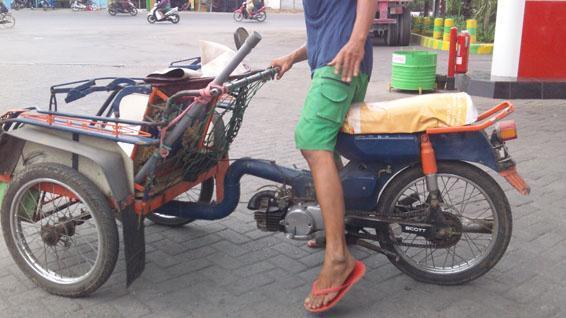 Motor becak sebenarnya legal ato ilegal sih?