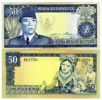 Jenis Mata Uang Kuno Indonesia Yang bergambar Ir. Soekarno