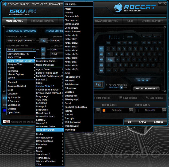 &#91;KEYBOARD MOUSE SET&#93; Roccat ISKU FX, Roccat KONE XTD &amp; Roccat SENSE GLACIER