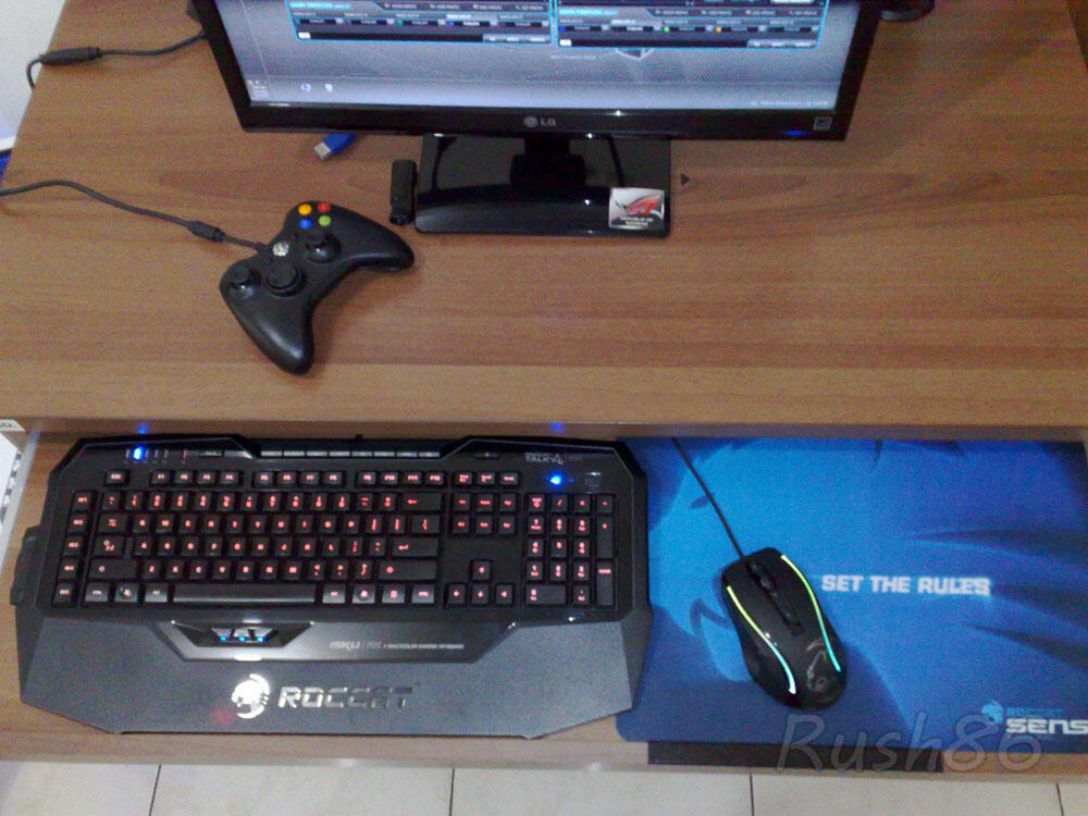 &#91;KEYBOARD MOUSE SET&#93; Roccat ISKU FX, Roccat KONE XTD &amp; Roccat SENSE GLACIER