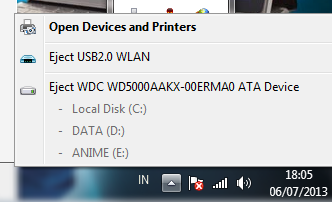 HELP harddisk internal dalam pc keliatan di safely remove