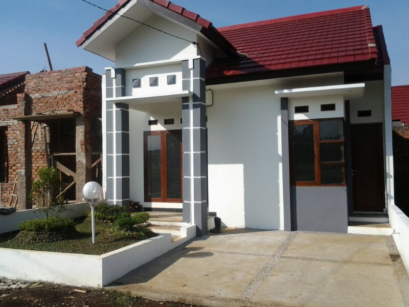 dikontrakan 1 unit rumah new building di perumahan villa taman anggrek sukabumi