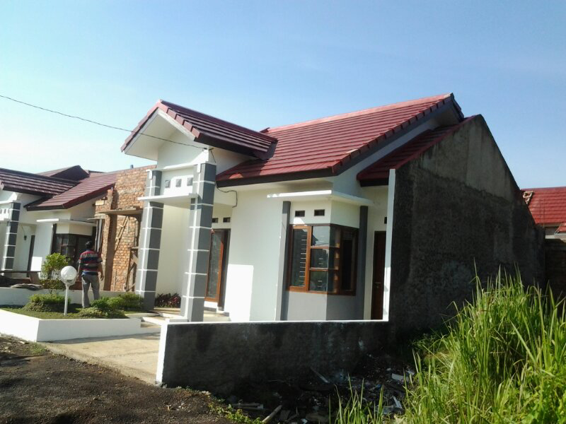 dikontrakan 1 unit rumah new building di perumahan villa taman anggrek sukabumi