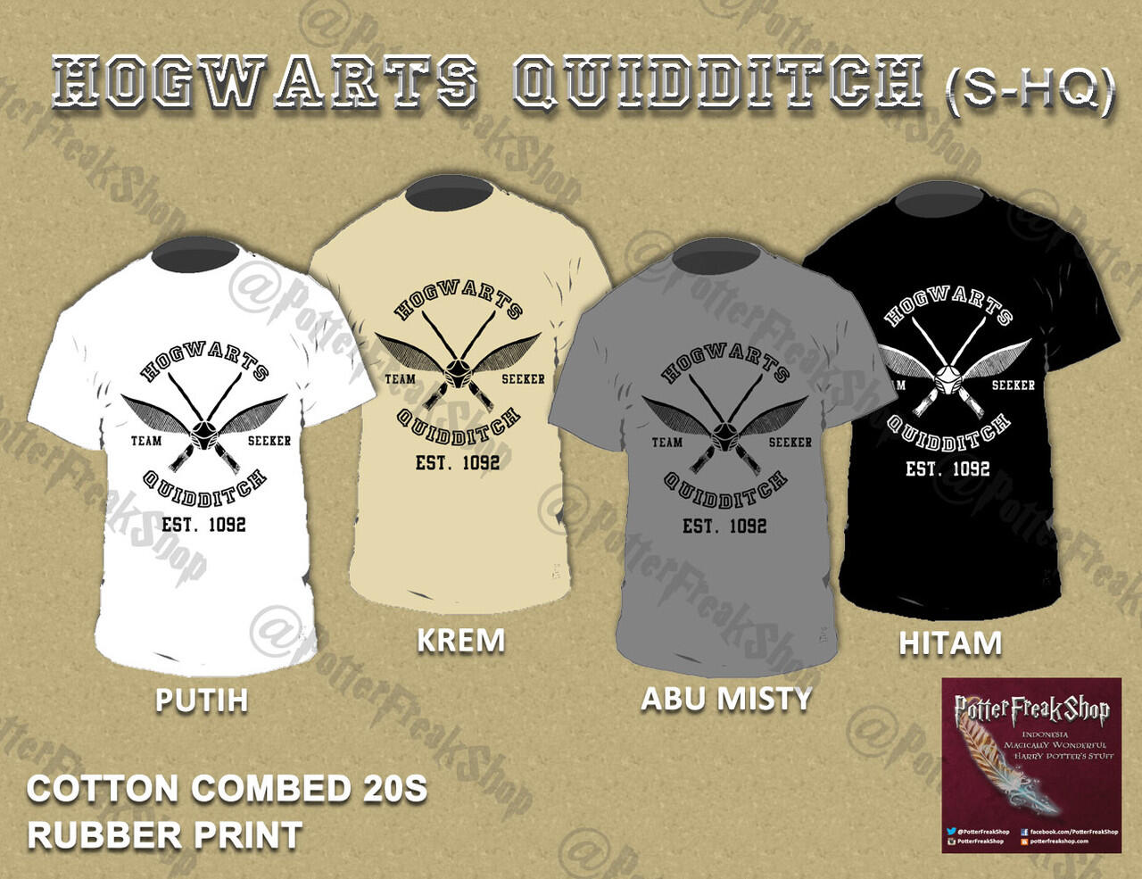 Potter Freak Shop, Online Shop Harry Potter's Stuff, Potterheads Mari Masuk!