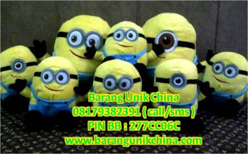 Boneka Minion Papoy Despicable koleksi barang unik reseler dropship grosir ecer mura