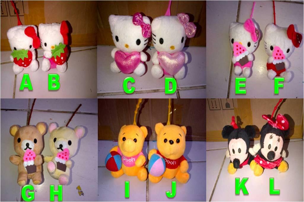 Handgel Pocket bag Sanitizer Karakter 3D glow in the dark boneka reseller dropship ok