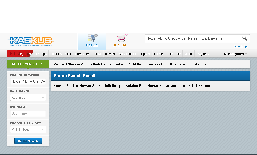 Hewan Albino Unik Dengan Kelaian Kulit Berwarna (++pic)