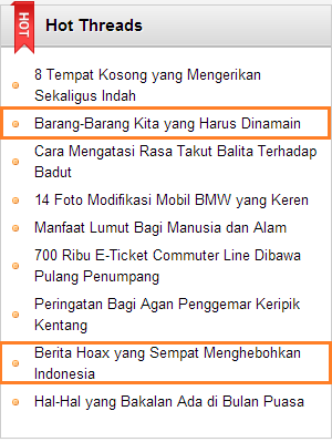 Agan ini 2 Thread langsung HT &#91;Mantap&#93;