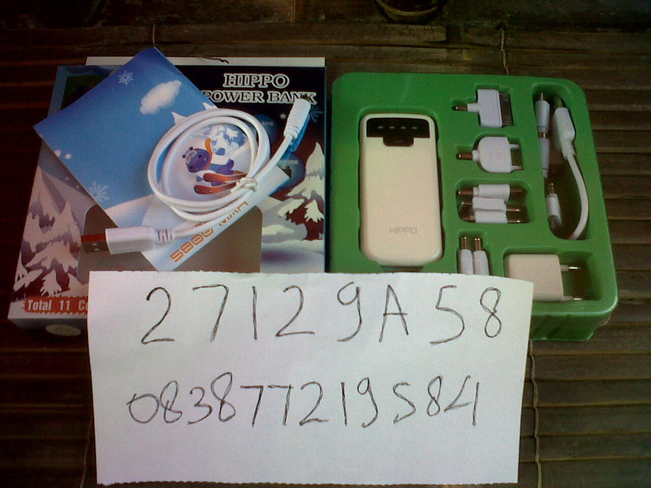 POWERBANK MURAH >>> CROSS - HIPPO - VIORA -HI-RICE TRANSFORMERS - ROKOK - MITO