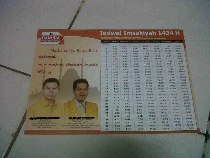 jadwal imsak plus plus . . . .