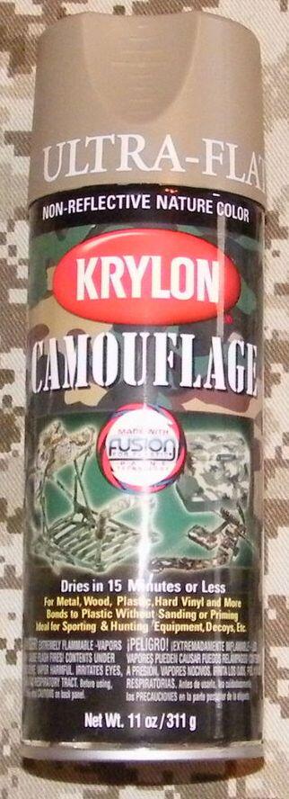 Terjual Cat  Semprot Spray Paint Krylon Camo TAN WOODLAND 