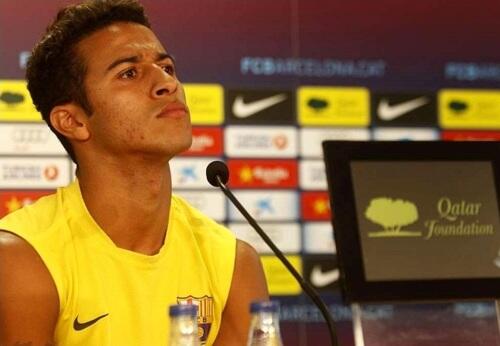 Barca setuju lepas Thiago Alcantara ke Man.United