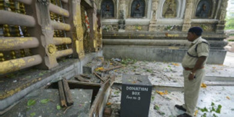 Kuil Mahabodhi di india diserang ledakan 9 bom