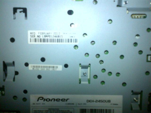 Tape pioneer DEH-2450UB