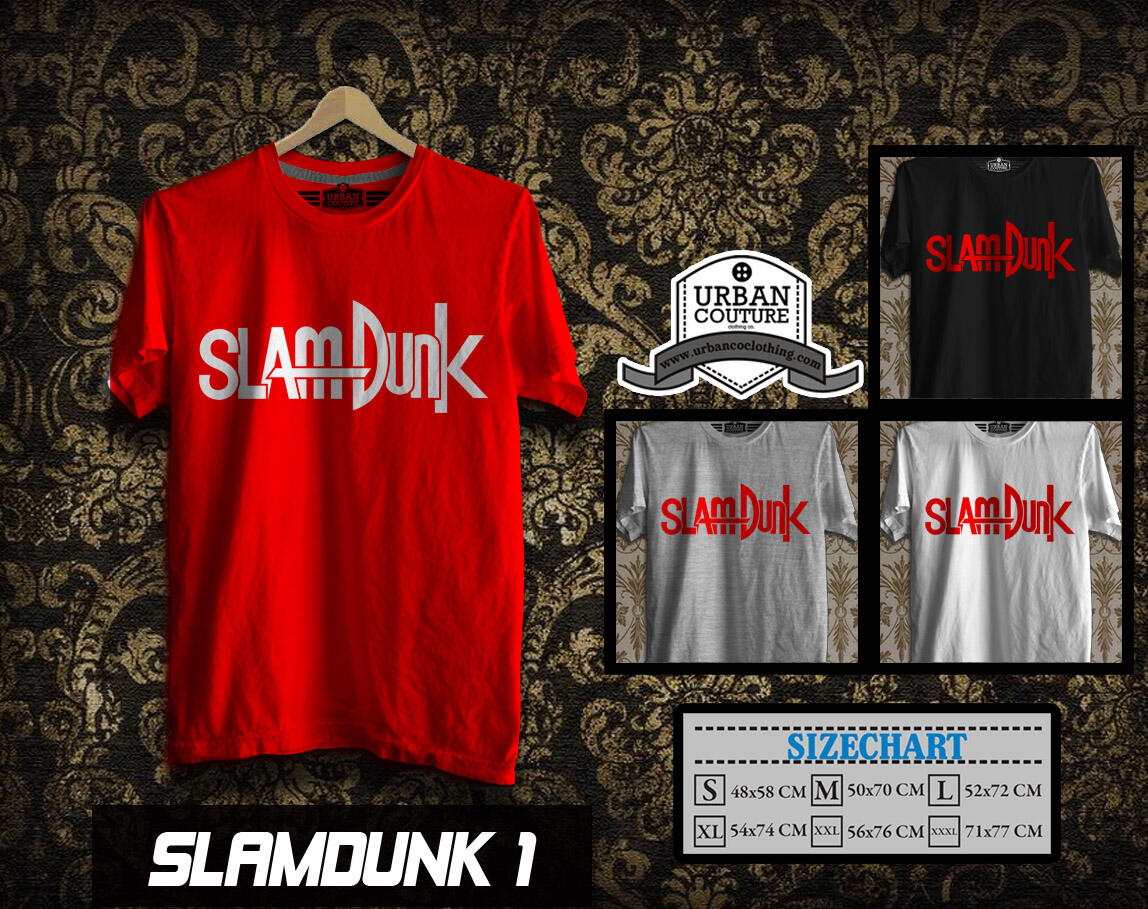 T-SHIRT KAOS DISTRO NBA BASKETBALL ( MIAMI HEAT LAKERS ETC) & SLAMDUNK READY STOCK !!